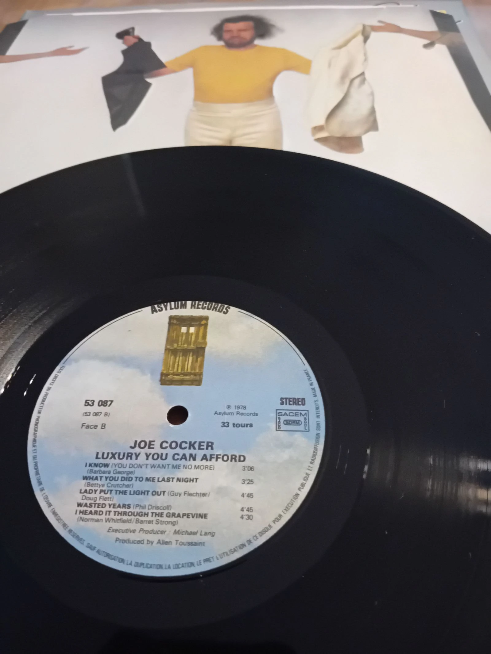 Lp 33t joe Cocker lujo you can affirme 1978 – photo 4